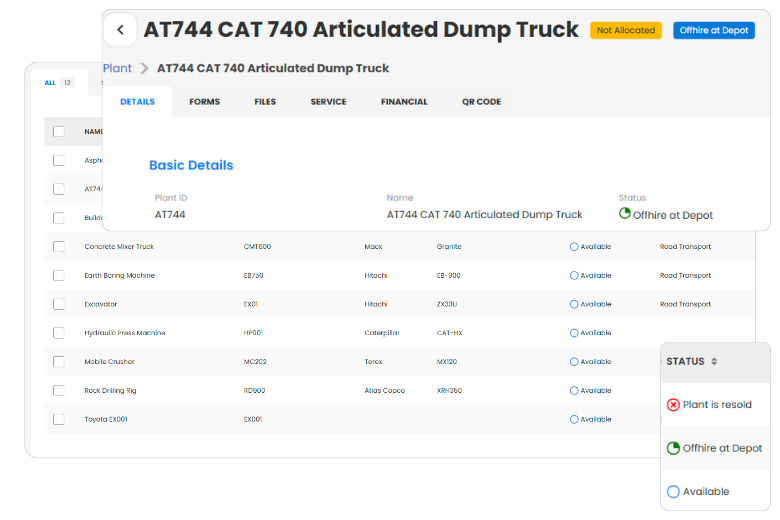 Equipment Fleet Management Software